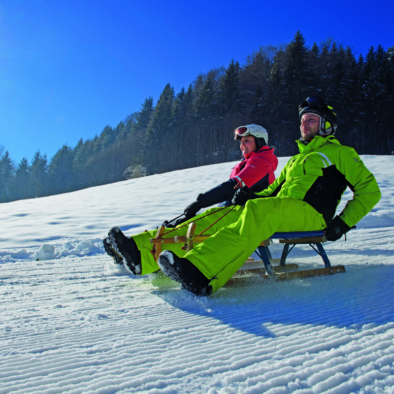 Schlittenfahren